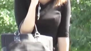 Voyeur compiles the best Japanese asses in street thongs
