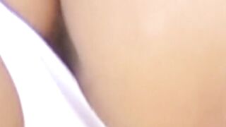 Asian chick unaware her juicy ass caught on hidden cam