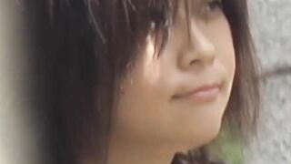 Asian chick unaware her juicy ass caught on hidden cam