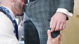 PlayingMen.com - Bruno Max enjoys a tailor fitting before fucking Denis Vega