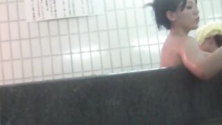Ladies shower then piss where spy cam is secretly placed