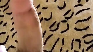 JoeSchmoeXXX.com - Homo plays with his shaft and cums while watching porn intently