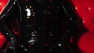 Spandex clings to submissive bottom Yoshi Kawaskis tight body