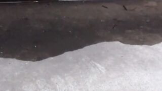 Lusty voyeur feeds fetish watching Asian ladies piss
