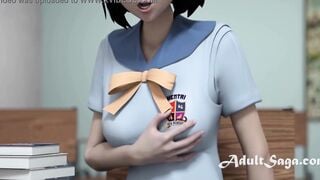 Filthy Sex Professor Shows Students How To Banged- Anime Sex College