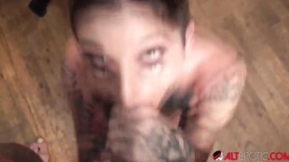 Inked thot Sully Savage is hungry for a pounding
