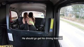 Fake Taxi Cheeky Spanish Lesbians Anastasia & Ginebra into Backseat Three-Way