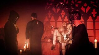 2 mysterious dudes into costume bang 3 eager whores