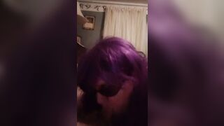Blowing dick and swallowing more cum.