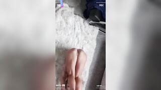 Beauty cougar having fun with herself – boned machine