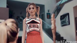 Trainer Lures Teenagers Cheerleader In 3 Way With Her Hubby