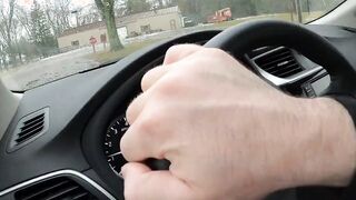Picked Up College Girl blows and fucks older stranger into vehicle