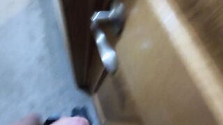 Daughter caught by stepfather taking shower then offer bj