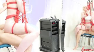 Hard anal pounded session for blonde teenie