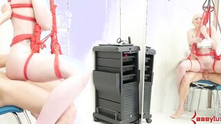 Hard anal pounded session for blonde teenie