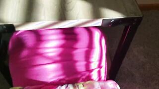 Little sister gets an accidental cumshot by stepbrother