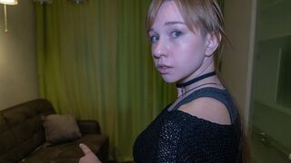 DEBT4k. Man comes to the barely legal Russian debtor