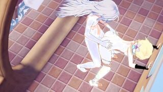 Genshin Impact Cartoon 3D - Lumine Nailed into different positions by Razor with cummed into her cunt - Japanese oriental Manga Hentai Game porn