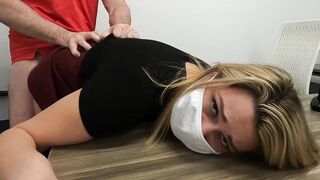 Teenagers gets boned during job interview by her new boss
