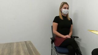Teenagers gets boned during job interview by her new boss