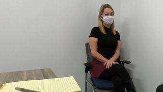 Teenagers gets boned during job interview by her new boss