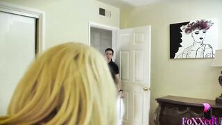 Young Jenna Foxx And Her boyfriend Inside Three-Way With His Step Milf Savana Styles?!