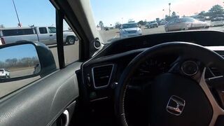 Ex-Wife caught flashing into store and giving a oral sex inside the parking lot