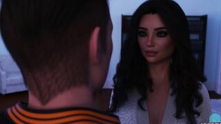 BEING A DIK #150 • Big Boobed dark haired Isabella blowing cock