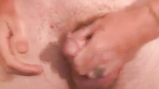Real outlaw jerks his cock and cums just for you