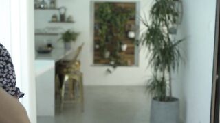 Nicole Doshi and friends sucks on TS Ariel Demures hard cock