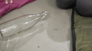 Nicole Doshi and friends sucks on TS Ariel Demures hard cock