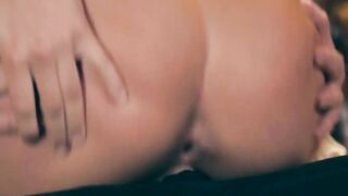Abella Danger gags on my meat then rides me till I erupt