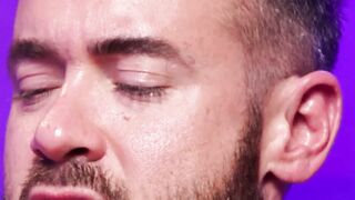 Brogan torments Holden Beau with metal urethral plug and electric wand