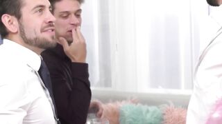 Adira Allure hosts a bisexual fuck party for busty cravings