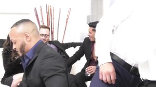 Adira Allure hosts a bisexual fuck party for busty cravings