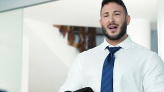 Horny Dani Robles gives mascular Alex Palmieri hard ass pounding