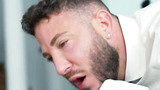Horny Dani Robles gives mascular Alex Palmieri hard ass pounding