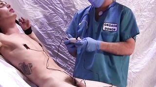 DaddyBondageBoy.com - Skylar's nipple torment while strapped down