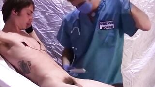 DaddyBondageBoy.com - Skylar's nipple torment while strapped down