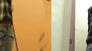 Pure Japanese girl bound in restroom by twisted unknown man