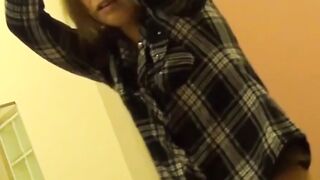 Pure Japanese girl bound in restroom by twisted unknown man