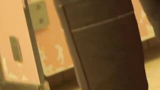 Pure Japanese girl bound in restroom by twisted unknown man