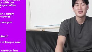 Buff Taishi unloads white cum after plowing jock Haru