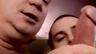 JoeSchmoeXXX.com - Real amateur homo gets a blowjob until exploding a cumload