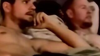 JoeSchmoeXXX.com - Real amateur buddies jack off before blasting a cumload