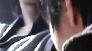Skinny Japanese dudes getting sloppy deepthroat blowjobs