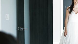 Reagan Foxx relaxes stepson Nathan Bronson and Maya Woulfe