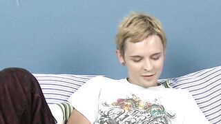 BoyObsession.com - Inked twink Miles' jerking off and dildo stuffing adventure