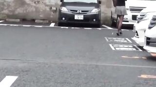 These thong removing Japanese babes unleash full stream all over town