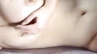 Japanese Girl Shows Hairy Pussy on Webcam